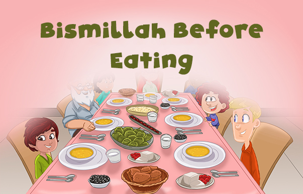 Bismillah before eating
